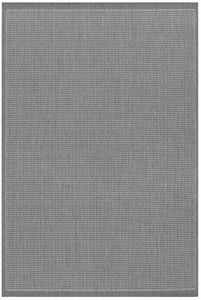 Couristan - Recife Saddle Stitch/Grey-White Rug - 39 x 55 - 10013012039055T veiw 1