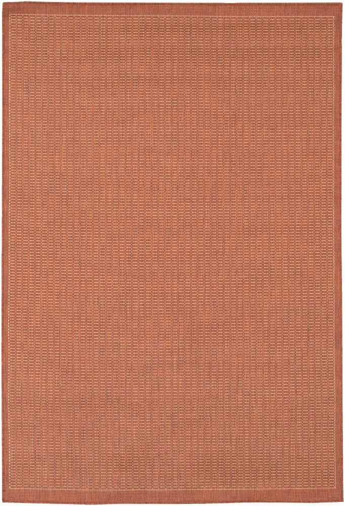 Couristan - Recife Saddle Stitch/Terra-Cotta-Natural Rug - 23 x 119 - 10014000023119U veiw 1