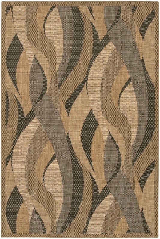 Couristan - Recife Seagrass/Natural-Black Rug - 2 x 37 - 15620154018037T veiw 1