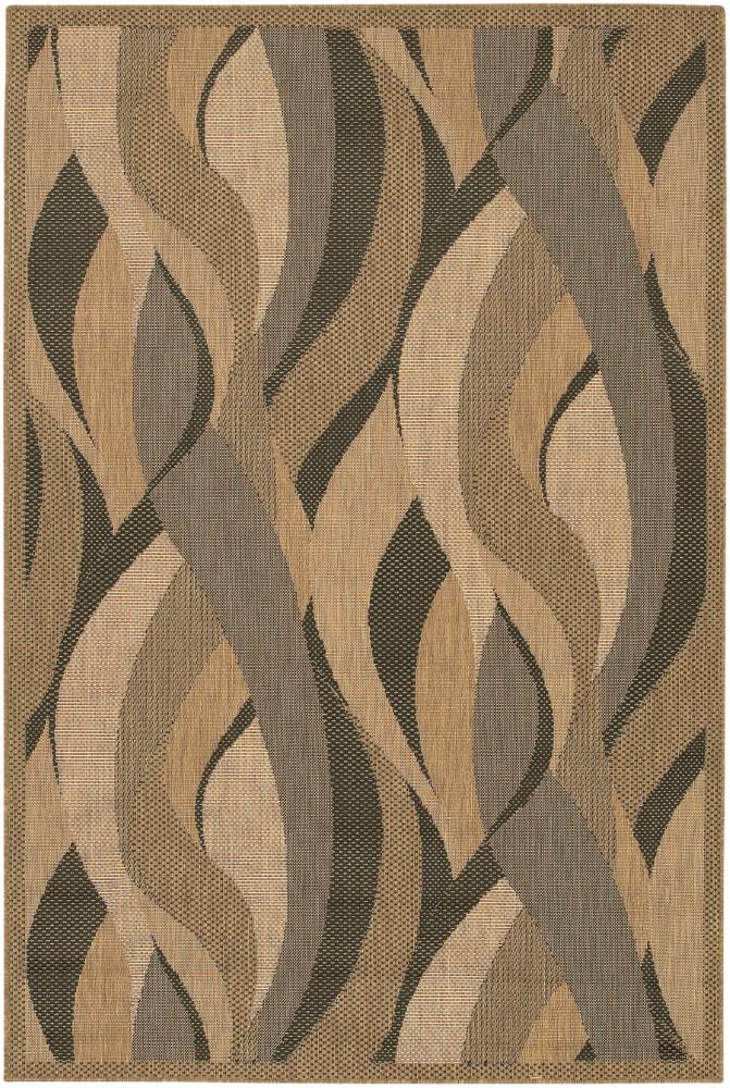 Couristan - Recife Seagrass/Natural-Black Rug - 39 x 55 - 15620154039055T veiw 1