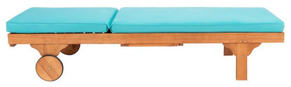 Safavieh - Newport Lounge Chair - Natural - Aqua - PAT7022Q veiw 1