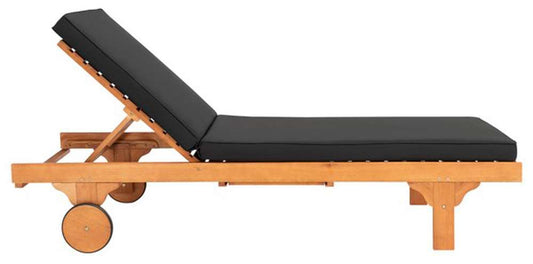 Safavieh - Newport Lounge Chair - Natural - Black - PAT7022X veiw 2