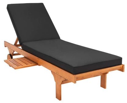 Safavieh - Newport Lounge Chair - Natural - Black - PAT7022X veiw 4