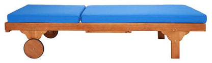 Safavieh - Newport Lounge Chair - Natural - Blue - PAT7022K veiw 1