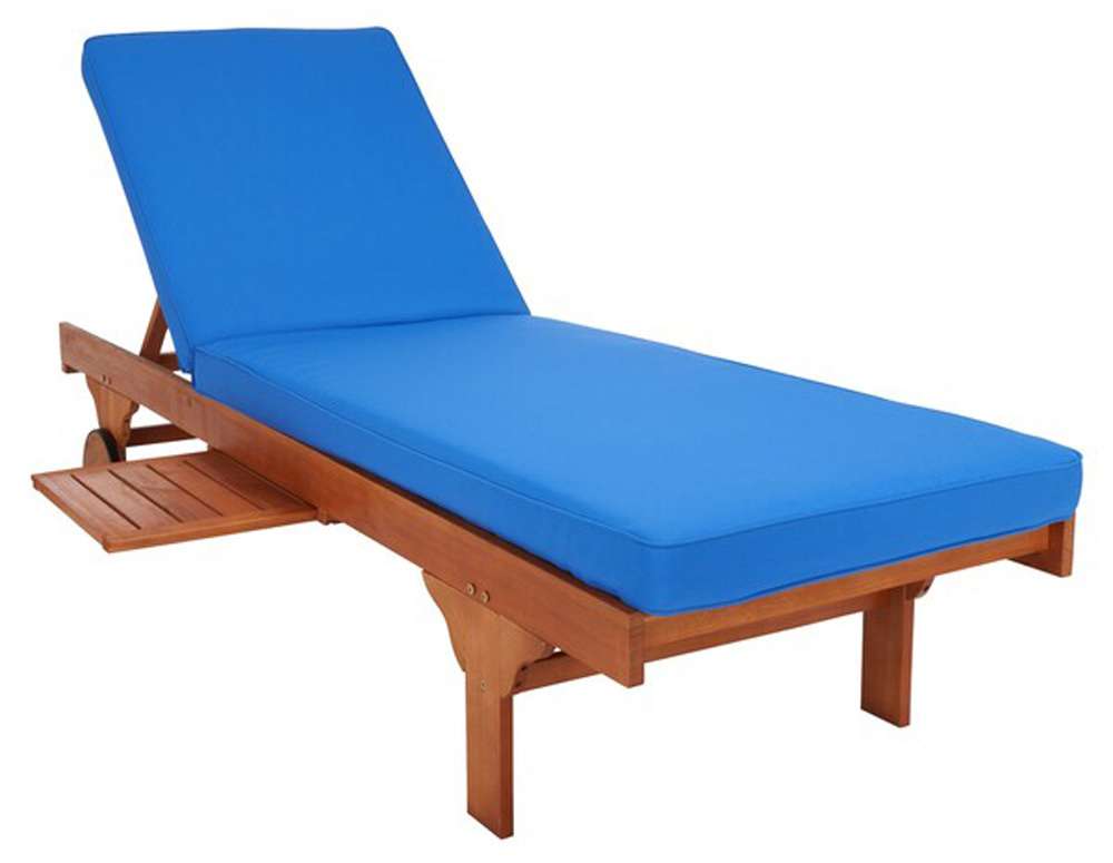 Safavieh - Newport Lounge Chair - Natural - Blue - PAT7022K veiw 4