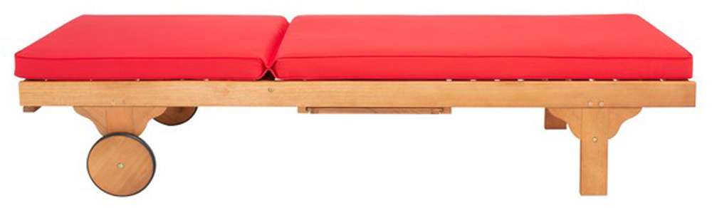 Safavieh - Newport Lounge Chair - Natural - Red - PAT7022R veiw 1