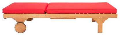 Safavieh - Newport Lounge Chair - Natural - Red - PAT7022R veiw 1
