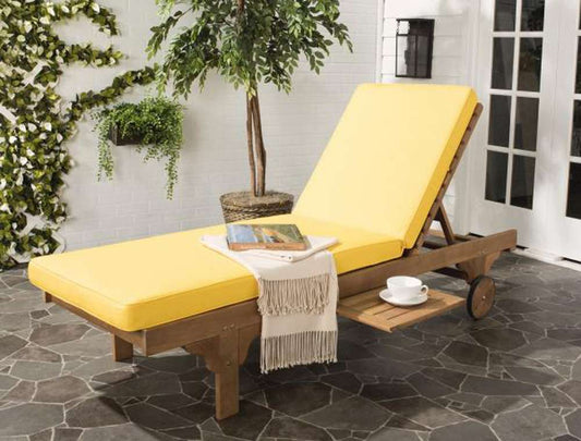 Safavieh - Newport Lounge Chair - Natural - Yellow - PAT7022A veiw 1