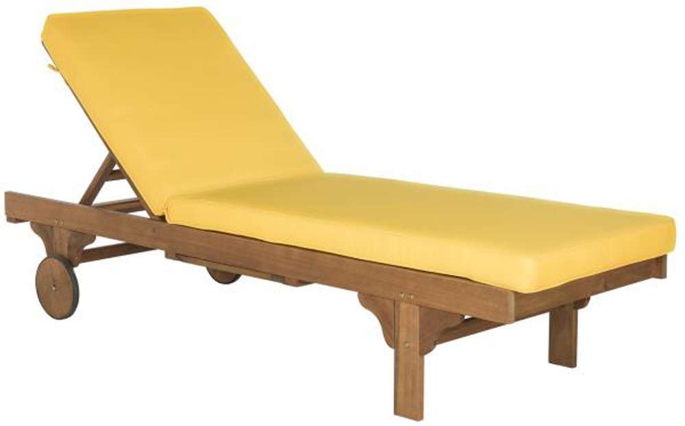 Safavieh - Newport Lounge Chair - Natural - Yellow - PAT7022A veiw 2