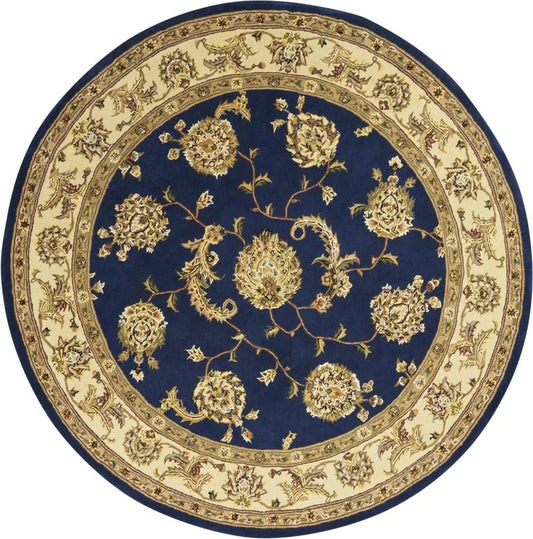 Nourison - 2000 6 x Round Navy Area Rug - 2022-99446709509 veiw 1