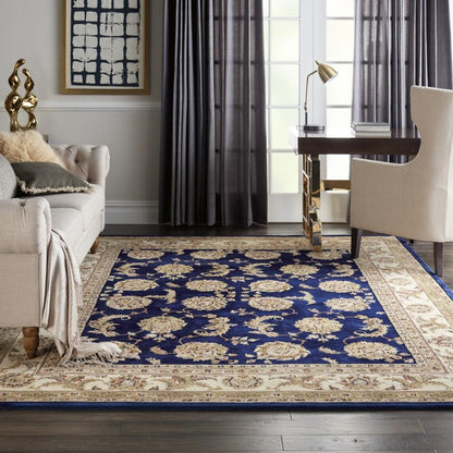 Nourison - 2000 86in x 116in Navy Area Rug - 2022-99446709561 veiw 2