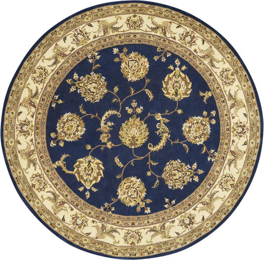 Nourison - 2000 8 x Round Navy Area Rug - 2022-99446709554 veiw 1