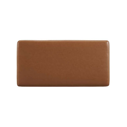 Linon Home Decor - Blanche Rectangle Storage Ottoman, Caramel Faux Leather - ST014CARPU01ASU veiw 4