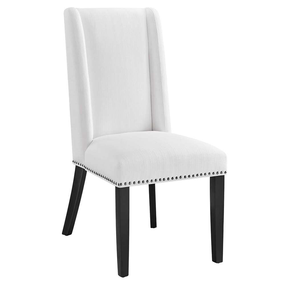 Modway - Baron Fabric Dining Chair - EEI-2233-WHI veiw 1