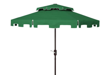 Safavieh - Zimmerman 9Ft Double Top Umbrella - Dark Green - PAT8200B veiw 1