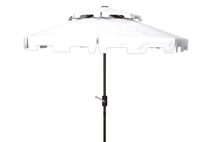 Safavieh - Zimmerman 9Ft Double Top Umbrella - White - PAT8200K veiw 1
