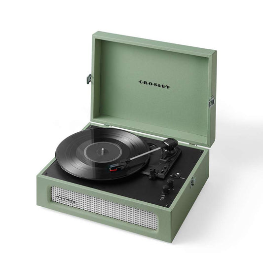 Crosley Radio - Voyager Record Player In Sage - CR8017B-SA veiw 1