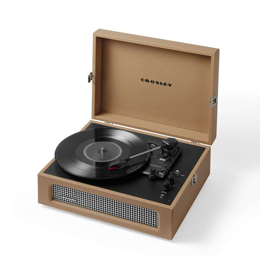 Crosley Radio - Voyager Record Player In Tan - CR8017B-TA veiw 1