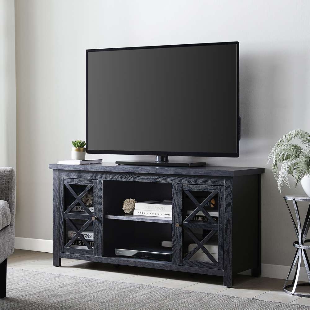 Hudson & Canal - Colton Rectangular TV Stand for TVs up to 55in in Black - TV1088 veiw 2