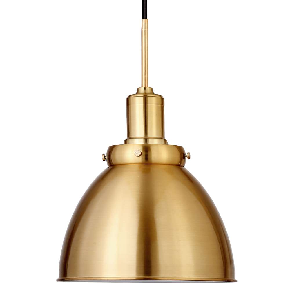 Hudson & Canal - Madison 12in Wide Pendant with Metal Shade in Brass/Brass - PD0737 veiw 3