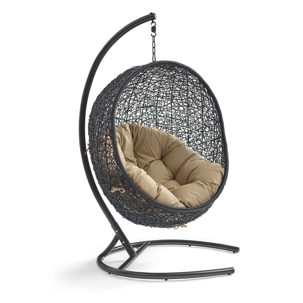 Modway - Encase Swing Outdoor Patio Lounge Chair - EEI-739-MOC-SET veiw 2