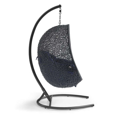 Modway - Encase Swing Outdoor Patio Lounge Chair - EEI-739-NAV-SET veiw 3