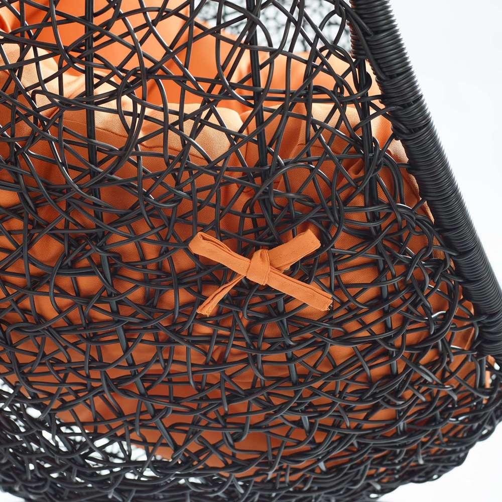 Modway - Encase Swing Outdoor Patio Lounge Chair - EEI-739-ORA-SET veiw 6