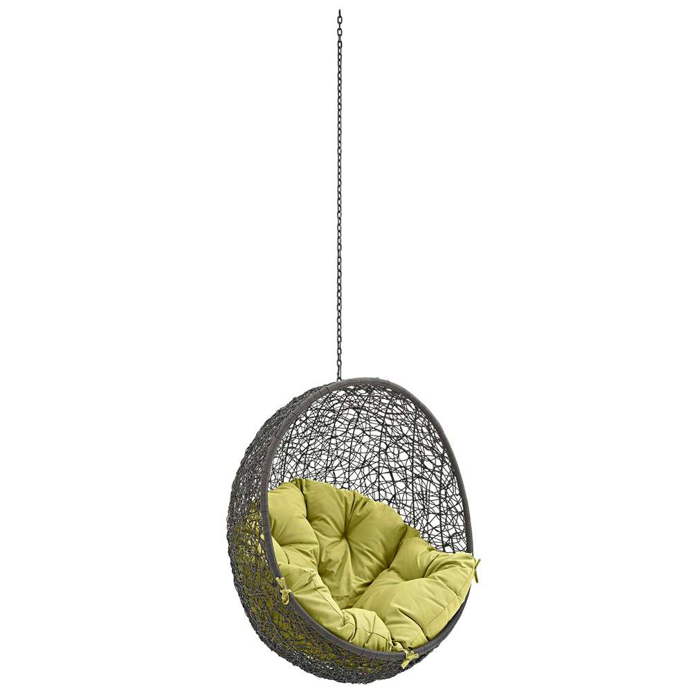 Modway - Hide Outdoor Patio Swing Chair Without Stand - EEI-2654-GRY-PER veiw 1