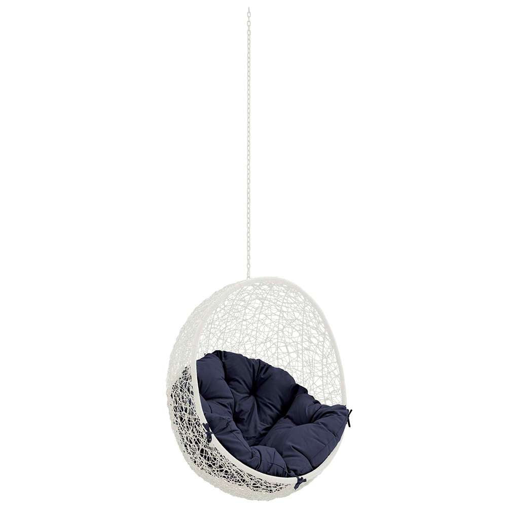 Modway - Hide Outdoor Patio Swing Chair Without Stand - EEI-2654-WHI-NAV veiw 1