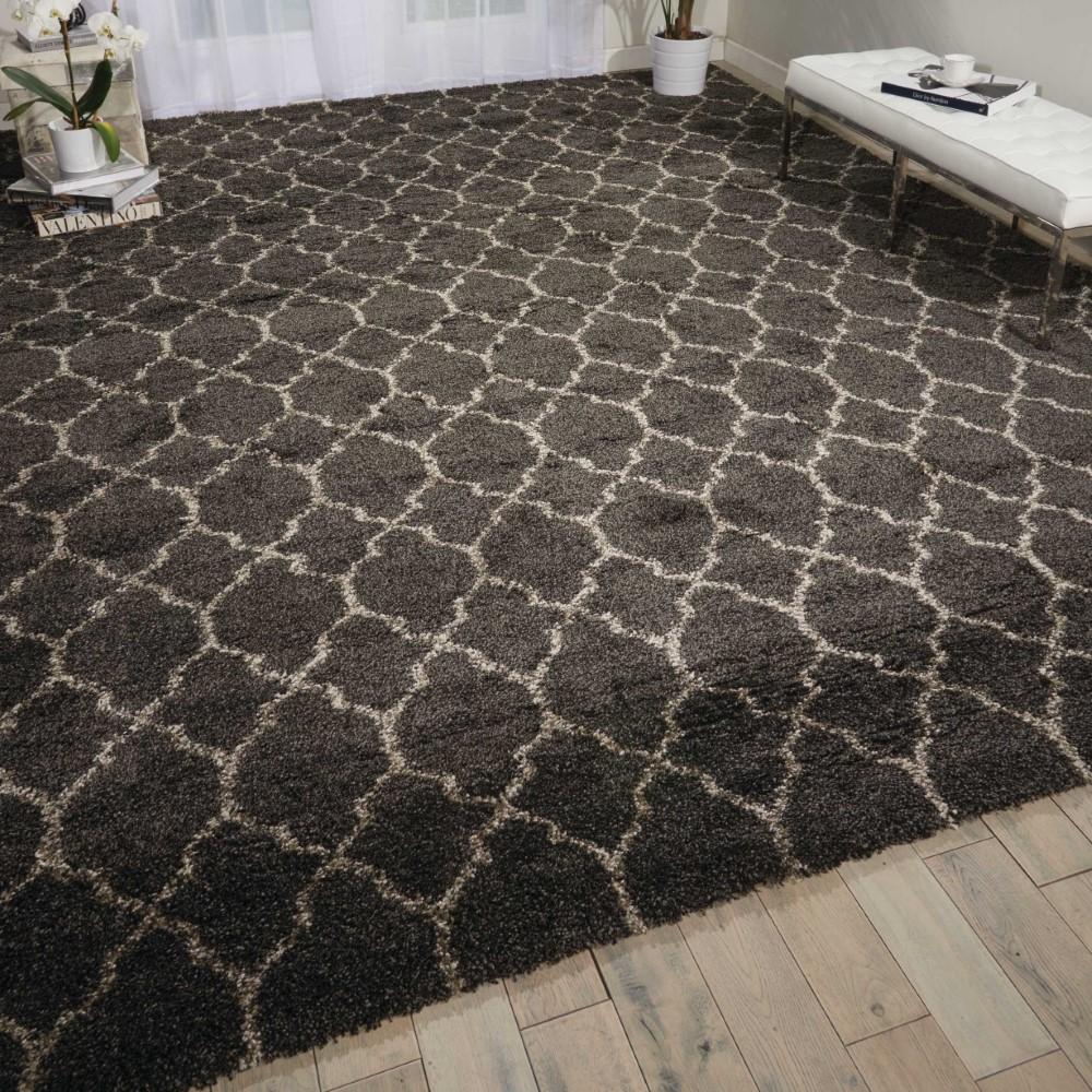 Nourison - Amore AMOR2 Black 10x13 Rug - AMOR2-99446320063_CLOSEOUT veiw 2