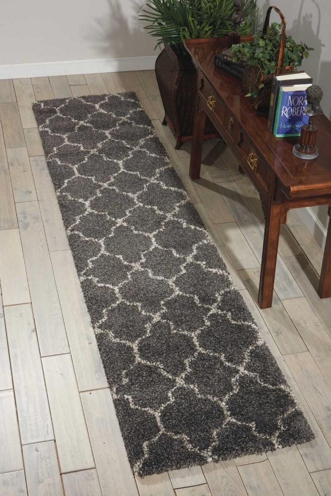 Nourison - Amore AMOR2 Black 22in x 10 Hallway Rug - AMOR2-99446319982_CLOSEOUT veiw 2