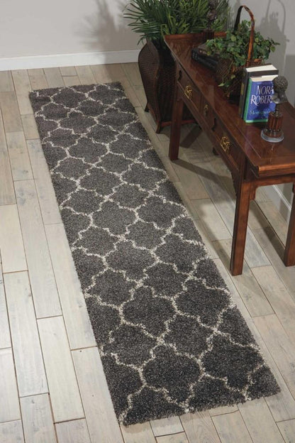 Nourison - Amore AMOR2 Black 22in x 10 Hallway Rug - AMOR2-99446319982_CLOSEOUT veiw 2