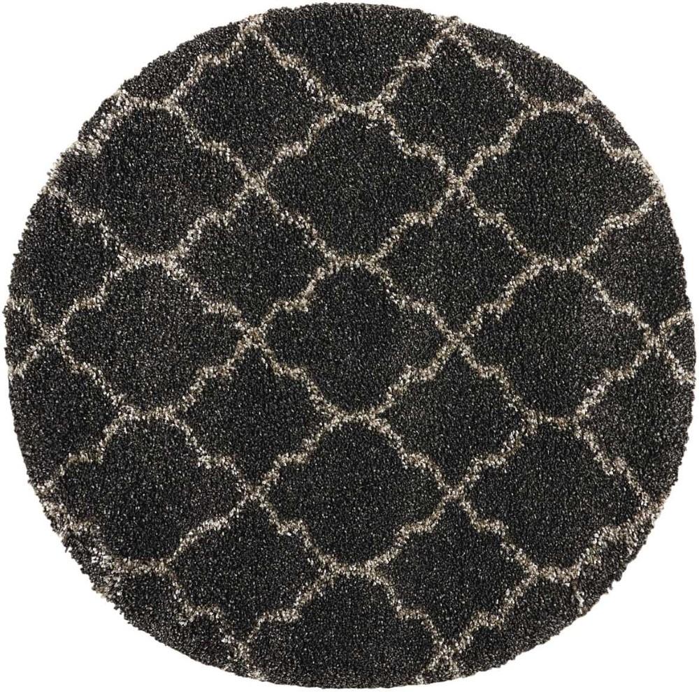 Nourison - Amore AMOR2 Black 311in x Round Area Rug - AMOR2-99446320001_CLOSEOUT veiw 1