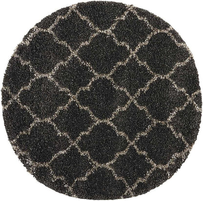 Nourison - Amore AMOR2 Black 311in x Round Area Rug - AMOR2-99446320001_CLOSEOUT veiw 1
