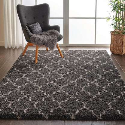 Nourison - Amore AMOR2 Black 53in x 75in Area Rug - AMOR2-99446171894_CLOSEOUT veiw 2