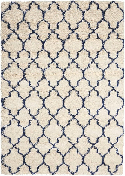 Nourison - Amore AMOR2 Blue and Ivory 10x13 Rug - AMOR2-99446320322_CLOSEOUT veiw 1