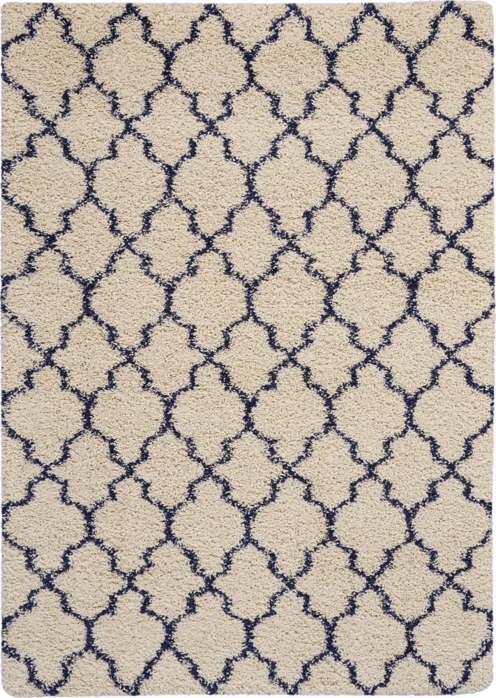 Nourison - Amore AMOR2 Blue and Ivory 311in x 511in Area Rug - AMOR2-99446171948_CLOSEOUT veiw 1