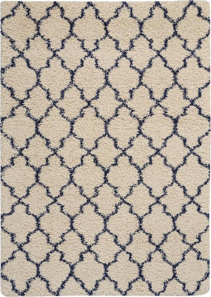 Nourison - Amore AMOR2 Blue and Ivory 311in x 511in Area Rug - AMOR2-99446171948_CLOSEOUT veiw 1