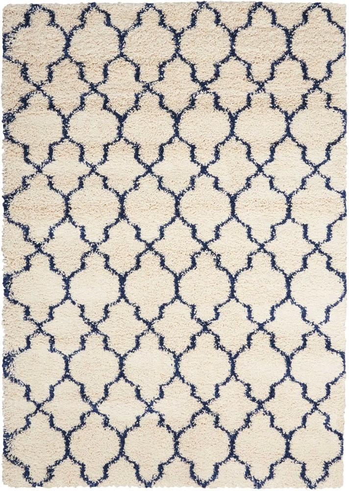 Nourison - Amore AMOR2 Blue and Ivory 67in x 67in Rug - AMOR2-99446320254_CLOSEOUT veiw 1