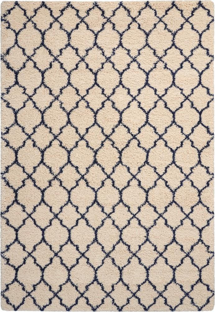 Nourison - Amore AMOR2 Blue and Ivory 67in x 96in Rug - AMOR2-99446320315_CLOSEOUT veiw 1