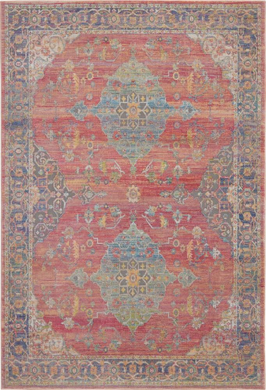 Nourison - Ankara Global ANR01 Multicolor 53in x 76in Persian Area Rug - ANR01-99446456335_CLOSEOUT veiw 1