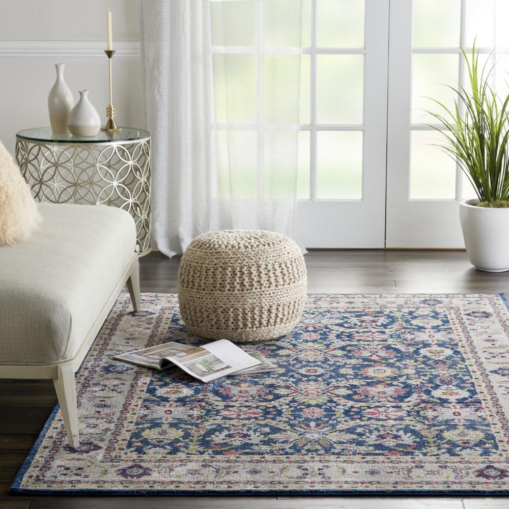 Nourison - Ankara Global ANR13 Navy Blue Multicolor 53in x 76in Persian Area Rug - ANR13-99446498328_CLOSEOUT veiw 2
