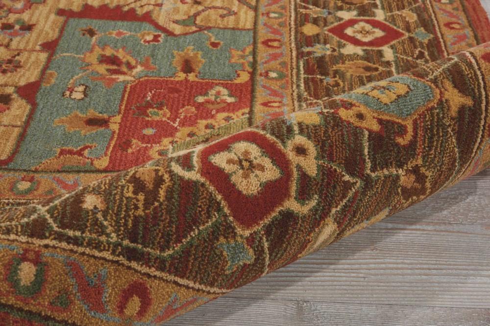 Nourison - Living Treasures LI01 Brown 26in x 8 Hallway Rug - LI01-99446668301_CLOSEOUT veiw 2