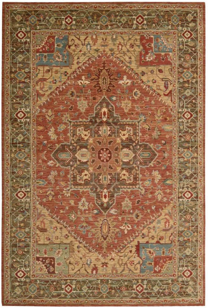 Nourison - Living Treasures LI01 Brown 36in x 56in Area Rug - LI01-99446670649_CLOSEOUT veiw 1