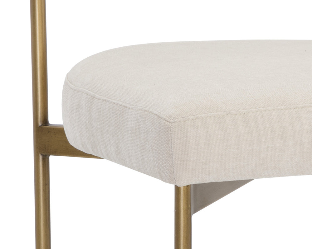 Sunpan - Seneca Dining Chair - Antique Brass - Danny Ivory (Set Of 2) - 109132 view 6