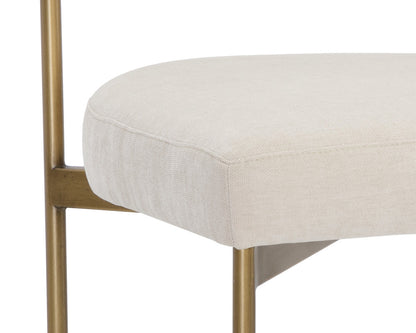 Sunpan - Seneca Dining Chair - Antique Brass - Danny Ivory (Set Of 2) - 109132 view 6