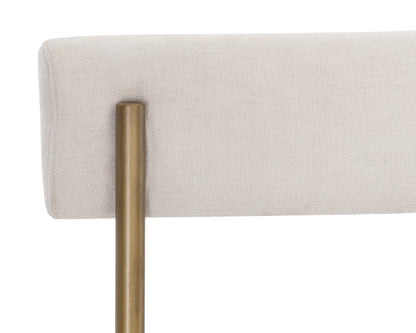 Sunpan - Seneca Dining Chair - Antique Brass - Danny Ivory (Set Of 2) - 109132 view 7