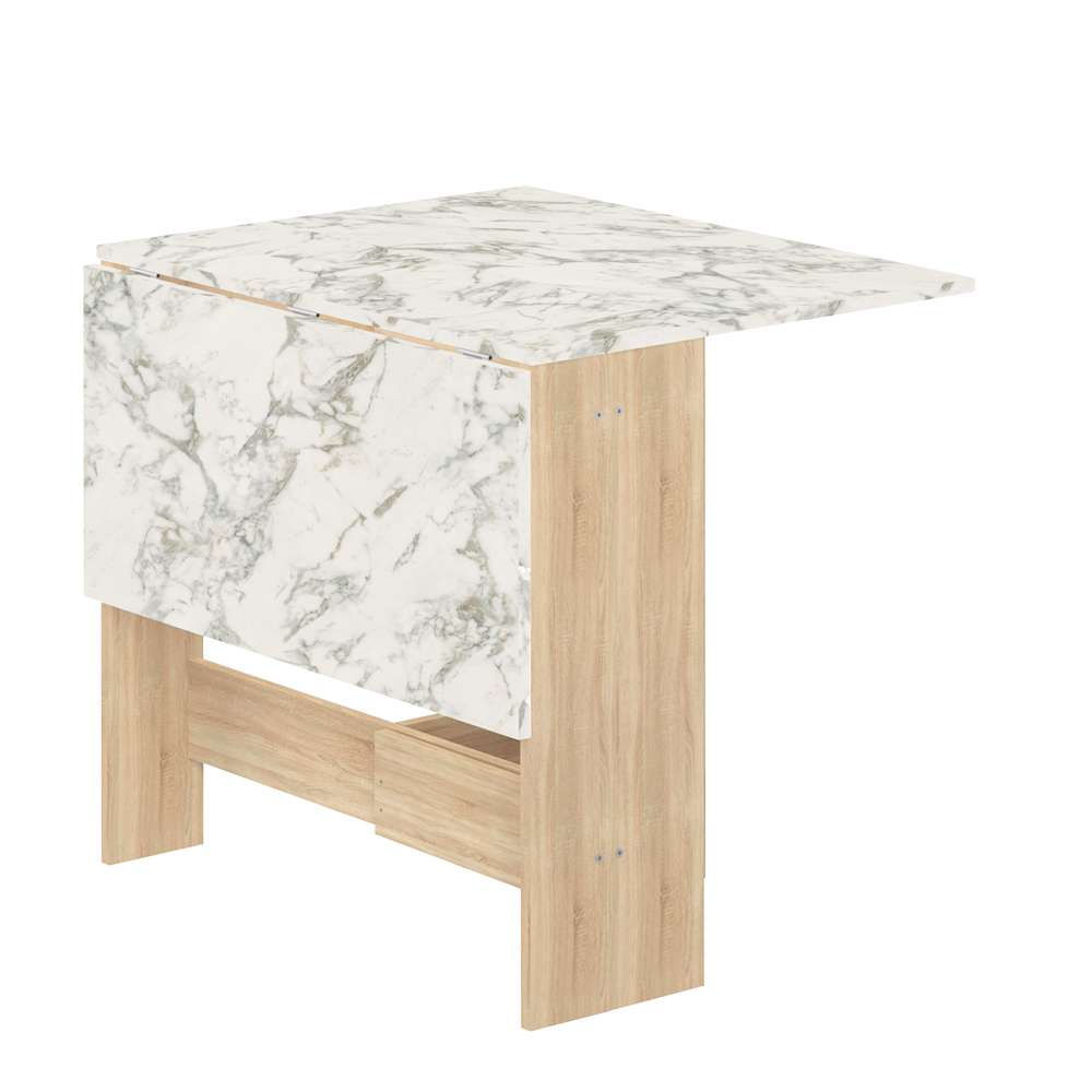 TEMAHOME - Papillon Foldable Table in Oak Color / Marble Look - E2050A5645X00 veiw 2
