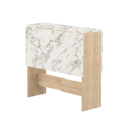 TEMAHOME - Papillon Foldable Table in Oak Color / Marble Look - E2050A5645X00 veiw 3