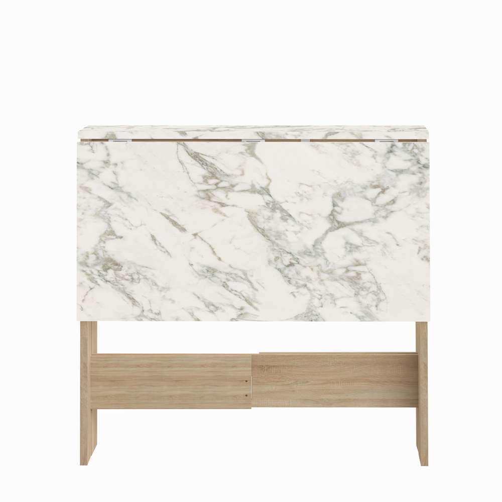 TEMAHOME - Papillon Foldable Table in Oak Color / Marble Look - E2050A5645X00 veiw 4